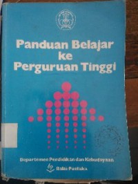 Image of Panduan Belajar ke Perguruan Tinggi