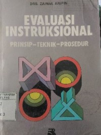 Image of Evaluasi instruksional: prinsip, teknik, prosedur
