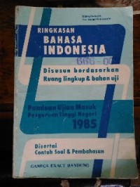Image of Ringkasan Bahasa Indonesia
